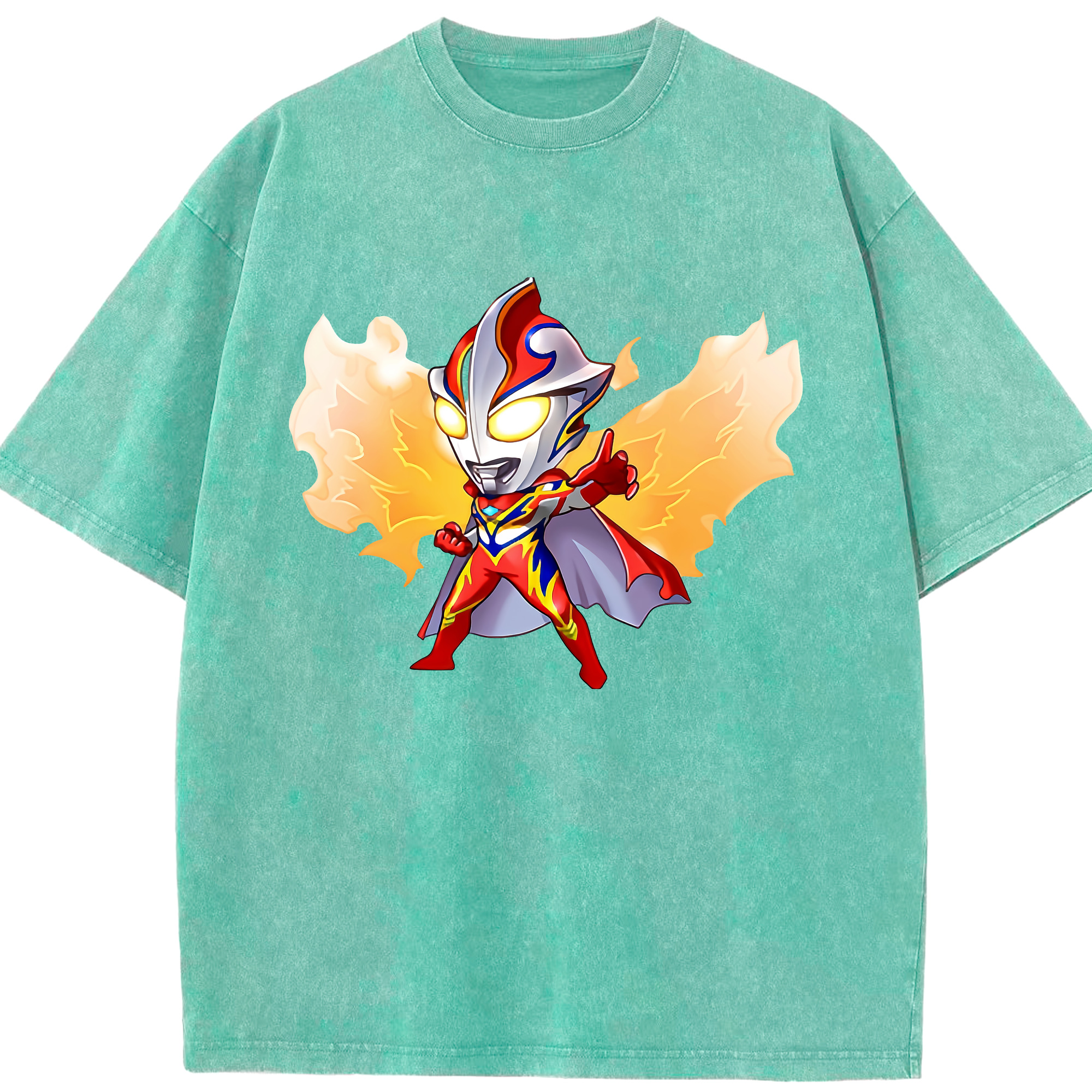 （画像用） ウルトラマン Ultraman 綿100% ヴィンテージ風 半袖Tシャツ（フロントプリント）